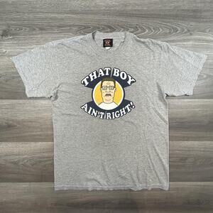King Of The Hill Shirt Mens Medium That Boy Ain't Right Cartoon TV Comedy 2000s